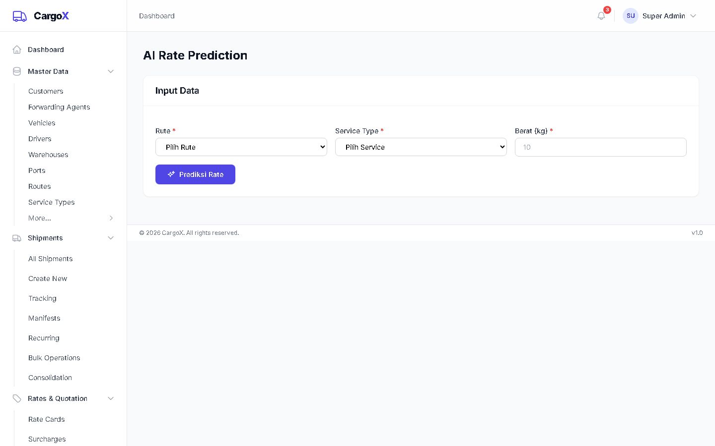 AI Rate Prediction