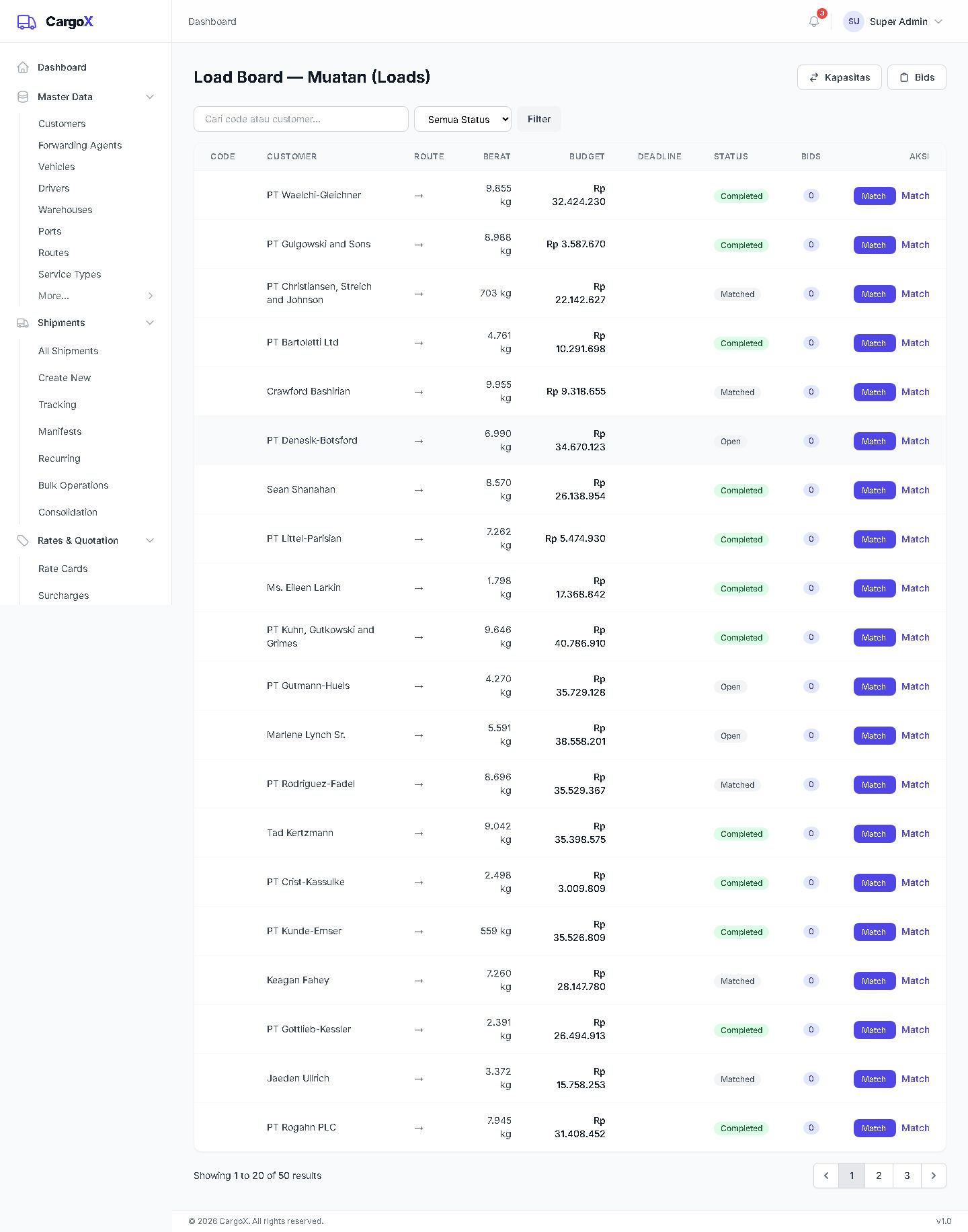 Load Board Marketplace