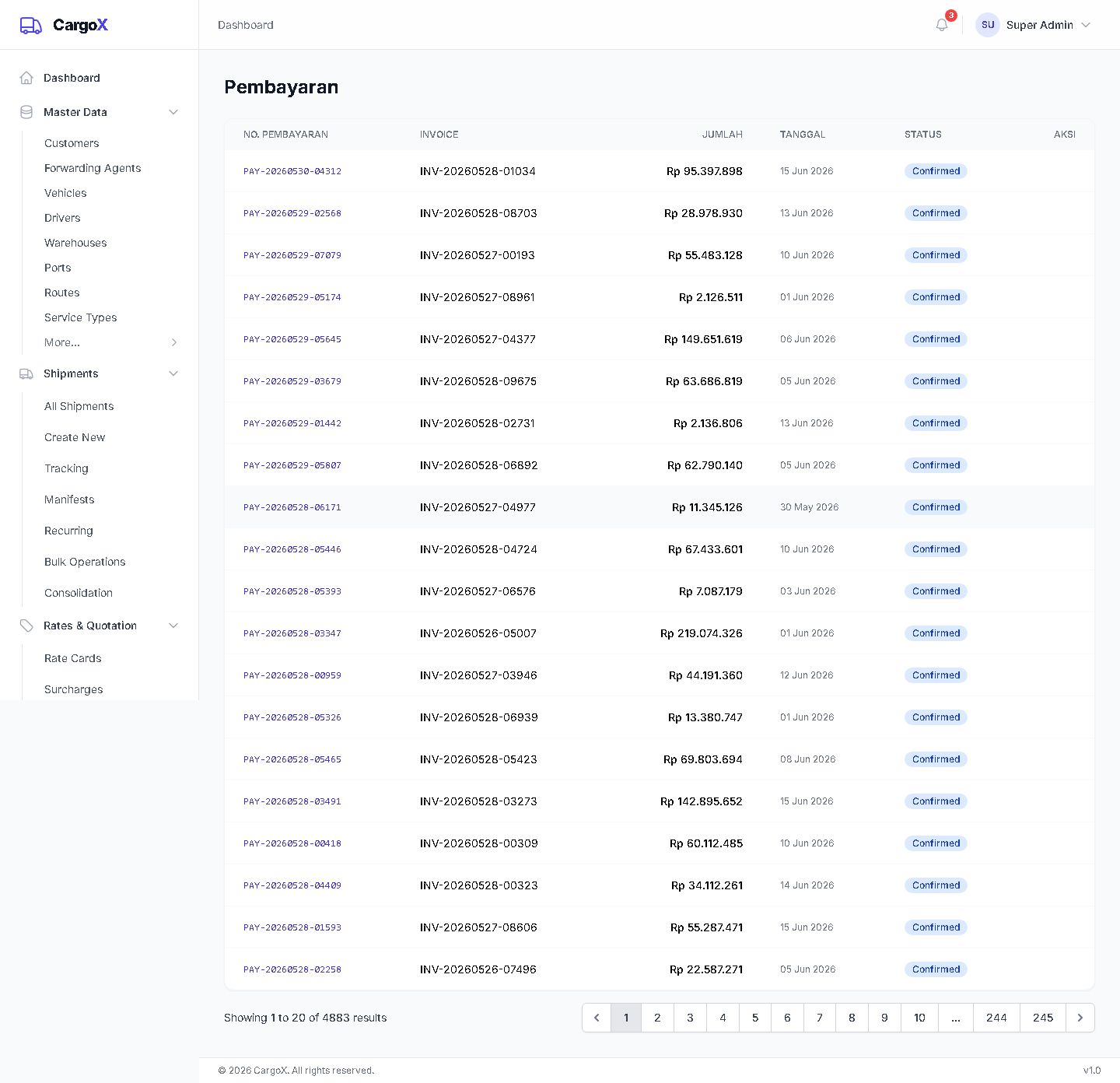 Payments — Pembayaran